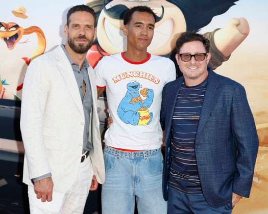 USA - The Bad Guys 2 Los Angeles Premiere - Los Angeles LOS ANGELES - JUL 23: Pierre Perifel, WhizTheMC, Damon Ross at the The Bad Guys 2 Los Angeles Premiere at the TCL Chinese Theater IMAX on July 23, 2025 in Los Angeles, CA Los Angeles CA USA  Copyright: xHPAx xHutchinsxPhotox