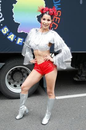 47. Christopher Street Day Parade 2025 Berlin, 26.7.2025 Micaela Schäfer beim 47. Christopher Street Day - Parade 2025 in Berlin Berlin *** 47 Christopher Street Day Parade 2025 Berlin, 26 7 2025 Micaela Schäfer at the 47 Christopher Street Day Parade 2025 in Berlin Berlin Copyright: xMatthiasxGränzdörferx