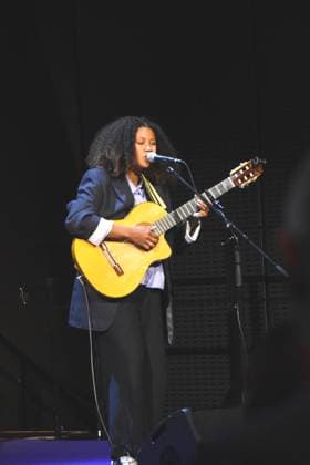 Ami Warning Songwriterin, Pop Soul Reggaesaengerin Muenchen 26.07.2025 Auditorium der BMW Welt,Bayerns Innenminister Joachim Herrmann verleiht den Bayerischen Engagiert-Preis 2025 fuer außergewoehnliche Leistungen von Ehrenamtlichen: Muenchen