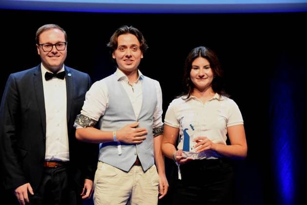 Philipp Seitz. Praesident des Bayerischen Jugendrings, -Laudator -Sonderpreistraeger Paul Krauss Sonja Fleps Jugend Klub der Gewinner -Mobbing. Initiative aus Roth Muenchen 26.07.2025 Auditorium der BMW Welt,Bayerns Innenminister Joachim Herrmann verleiht den Bayerischen Engagiert-Preis 2025 fuer außergewoehnliche Leistungen von Ehrenamtlichen: Muenchen