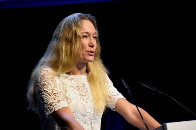 Dr. Christine Theiss, Kickbox-Weltmeisterin Laudatorin Muenchen 26.07.2025 Auditorium der BMW Welt,Bayerns Innenminister Joachim Herrmann verleiht den Bayerischen Engagiert-Preis 2025 fuer außergewoehnliche Leistungen von Ehrenamtlichen: Muenchen