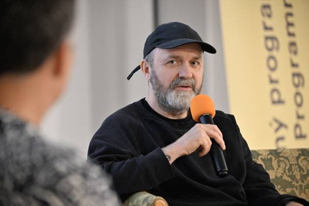 Lukas Moodysson, Swedish poet, novelist, film director and non-conformist, one of the most prominent personalities of the local culture in general, gives film lessons within the 51st Summer Film School in Uherske Hradiste, Czech Republic, July 27, 2025. (CTKxPhoto DaliborxGluck) CTKPhotoP2025072704010  CTKPhotoP2025072704010