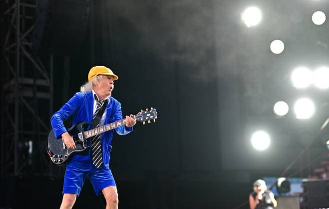 GÖTEBORG, SVERIGE 20250728 Angus Young i AC DC uppträder pa Ullevi i Göteborg pa mandagskvällen. GÖTEBORG SVERIGE x9200x *** GÖTEBORG, SWEDEN 20250728 Angus Young of AC DC performs at Ullevi in Gothenburg on Monday night GÖTEBORG SWEDEN x9200x  Copyright: xBjörnxLarssonxRosvall TTx AC DC ULLEVI rFtrKzSr24M