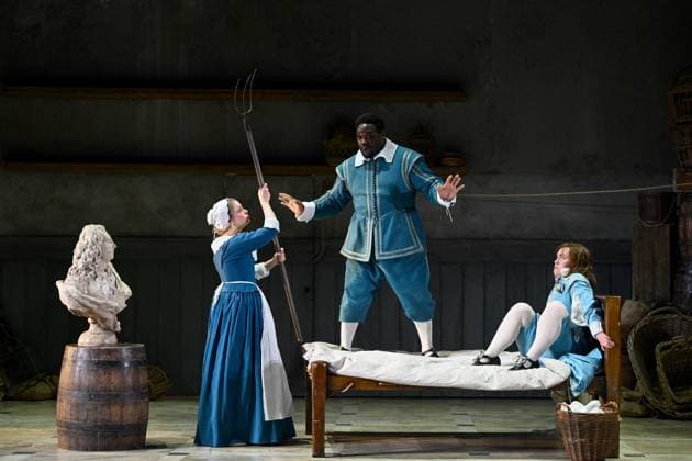 Bilder des Jahres 2025, Entertainment 07 Juli Entertainment Bilder des Tages THE MARRIAGE OF FIGARO REHEARSAL, (L-R) Siobhan Stagg in the role of Susanna, Michael Sumuel in the role of Figaro, and Emily Edmonds in the role of Cherubino perform during the final dress rehearsal of The Marriage of Figaro inside the Joan Sutherland Theatre of the Sydney Opera House in Sydney, Tuesday, July 29, 2025. ( NO ARCHIVING SYDNEY NSW AUSTRALIA  Copyright: xBIANCAxDExMARCHIx 20250729154957124609