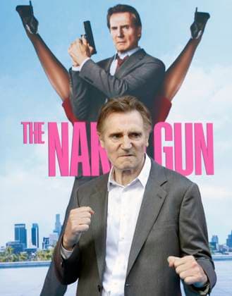 Liam Neeson arrives on the red carpet for Paramount Pictures The Naked Gun Premiere at the SVA Theatre on Monday, July 28, 2025 in New York City.  NYP20250729308 JOHNxANGELILLO