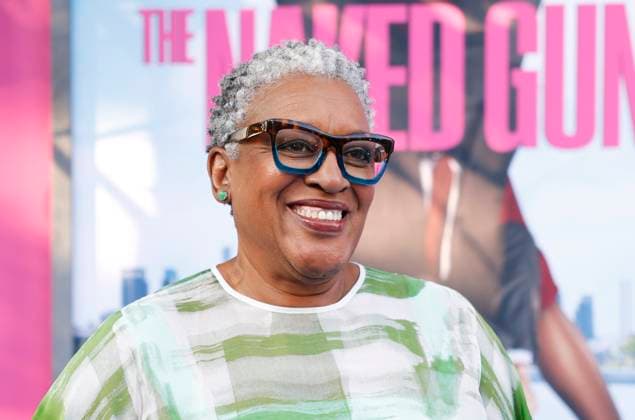 CCH Pounder arrives on the red carpet for Paramount Pictures The Naked Gun Premiere at the SVA Theatre on Monday, July 28, 2025 in New York City.  NYP20250729329 JOHNxANGELILLO
