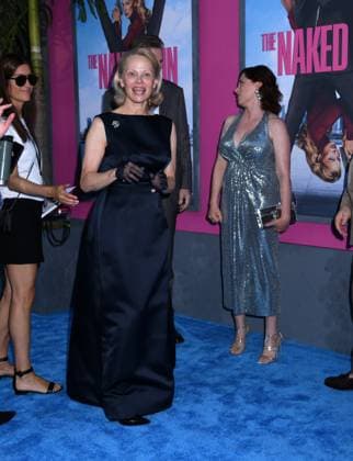 July 28, 2025, New York, Ny, United States: Pamela Anderson attends the US Premiere of The Naked Gun at SVA Theater in New York. July 28, 2025. New York United States - ZUMAp281 20250728_zea_p281_055 Copyright: xPhotoxImagexPressx