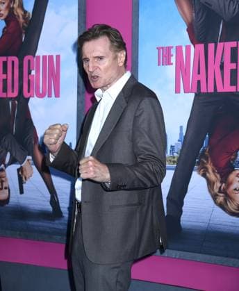 July 28, 2025, New York, Ny, United States: Liam Neeson attends the US Premiere of The Naked Gun at SVA Theater in New York. July 28, 2025. New York United States - ZUMAp281 20250728_zea_p281_035 Copyright: xPhotoxImagexPressx