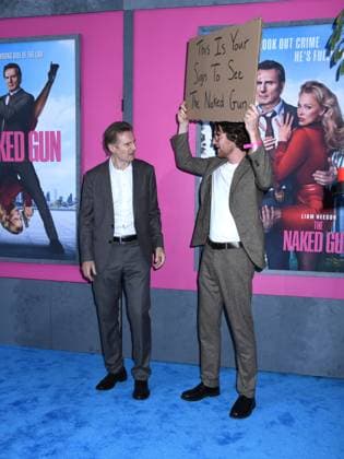 July 28, 2025, New York, Ny, United States: Liam Neeson attends the US Premiere of The Naked Gun at SVA Theater in New York. July 28, 2025. New York United States - ZUMAp281 20250728_zea_p281_036 Copyright: xPhotoxImagexPressx