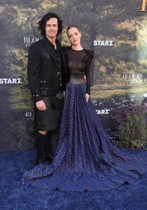 28 July 2025 . Los Angeles, California - Jamie Roy, Harriet Slater At Outlander: Blood of my Blood Premiere Event held at DGA Theater Complex in Los Angeles. Los Angeles USA - ZUMAa123 20250728_zaa_a123_024 Copyright: xFSx