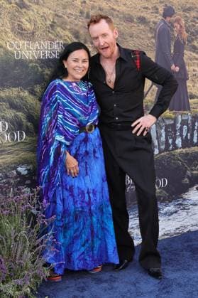 28 July 2025 . Los Angeles, California - Diana Gabaldon, Tony Curran At Outlander: Blood of my Blood Premiere Event held at DGA Theater Complex in Los Angeles. Los Angeles USA - ZUMAa123 20250728_zaa_a123_039 Copyright: xFSx