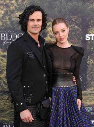 28 July 2025 . Los Angeles, California - Jamie Roy, Harriet Slater At Outlander: Blood of my Blood Premiere Event held at DGA Theater Complex in Los Angeles. Los Angeles USA - ZUMAa123 20250728_zaa_a123_102 Copyright: xFSx