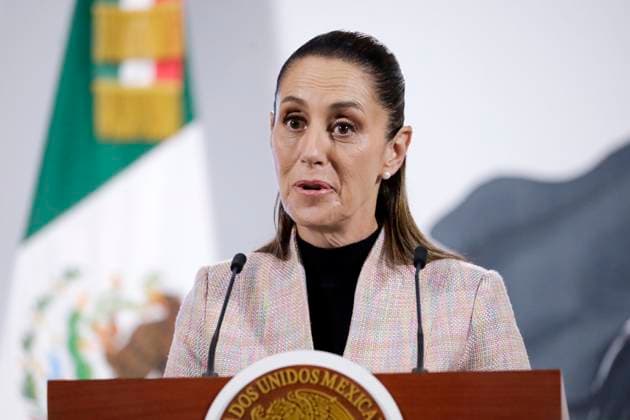 Mexican President Claudia Sheinbaum Pardo speaks about health services programs during a press conference at the National Palace. on July 29, 2025 in Mexico City, Mexico. Mexico City MEX - ZUMAe321 20250729_zia_e321_011 Copyright: xLuisxBarronx
