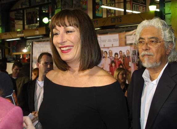 The Royal Tenenbaums Premiere Dec 06, 2001; LA, CA, USA; Actress ANJELICA HUSTON & husband Artist ROBERT GRAHAM @ the LA premiere of The Royal Tenenbaums. . Copyright: xRobertxMillardx