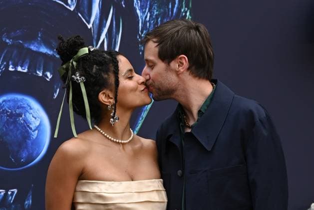 Zazie Beetz and David Rysdahl attends Alien: Earth European Premiere at the Barbican Centre in London, England. UK. Tuesday 29th July 2025. Copyright: xJamesxWarrenx adycq095
