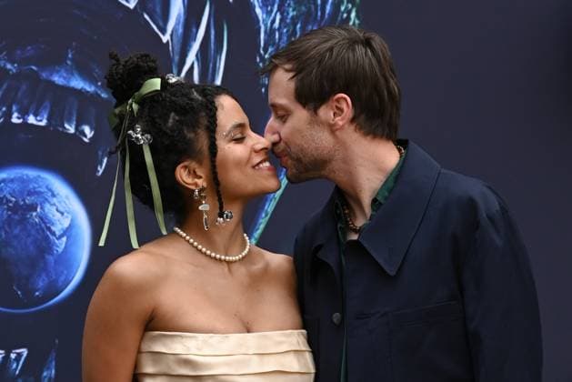 Zazie Beetz and David Rysdahl attends Alien: Earth European Premiere at the Barbican Centre in London, England. UK. Tuesday 29th July 2025. Copyright: xJamesxWarrenx adycq096