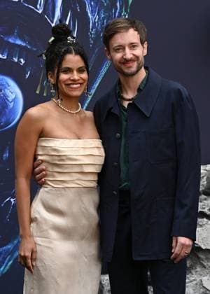 Zazie Beetz and David Rysdahl attends Alien: Earth European Premiere at the Barbican Centre in London, England. UK. Tuesday 29th July 2025. Copyright: xJamesxWarrenx adycq091