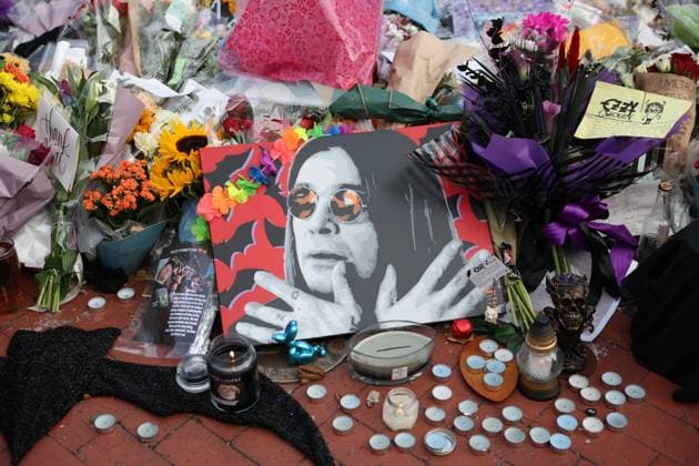 . 30 07 2025. Birmingham , United Kingdom. The scene at Black Sabbath Bridge in Birmingham , before the funeral of Ozzy Osbourne in Birmingham,United Kingdom.  xStephenxLockx xi-Imagesx IIM-26131-0003