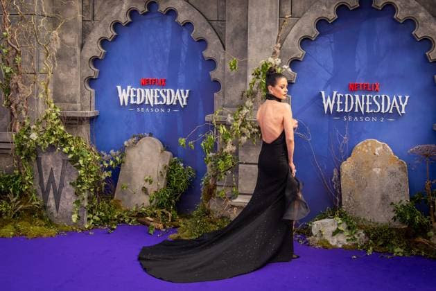 Wednesday Season 2, Part 1 Global Premiere - Arrivals LONDON, UNITED KINGDOM - JULY 30: Catherine Zeta-Jones attends the Wednesday Season 2, Part 1 Global Premiere at Central Hall, Westminster on July 30, 2025 Loredana Sangiuliano Anadolu London United Kingdom. Editorial use only. Please get in touch for any other usage.  Copyright: x2025xAnadoluxLoredanaxSangiulianox