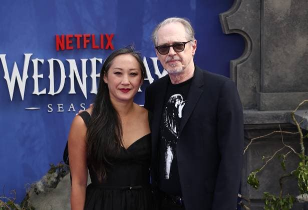 Wednesday Season 2, Part 1 world premiere in London Steve Buscemi and Karen Ho at the global premiere of Wednesday Season 2, Part 1 at Central Hall in Westminster, London. London Central Hall Westminister UK Copyright: xFredxDuvalx