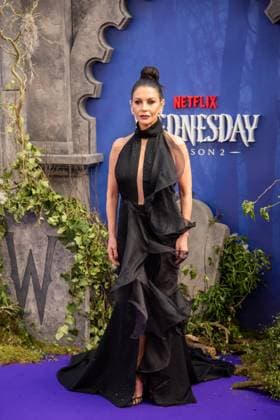 Wednesday Season 2, Part 1 Global Premiere - Arrivals LONDON, UNITED KINGDOM - JULY 30: Catherine Zeta-Jones attends the Wednesday Season 2, Part 1 Global Premiere at Central Hall, Westminster on July 30, 2025 Loredana Sangiuliano Anadolu London United Kingdom. Editorial use only. Please get in touch for any other usage.  Copyright: x2025xAnadoluxLoredanaxSangiulianox