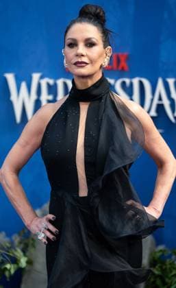 Wednesday Season 2, Part 1 Global Premiere VIP Arrivals LONDON, ENGLAND - JULY 30: Catherine Zeta-Jones attends the Global Premiere of Wednesday Season 2, Part 1 at Central Hall Westminster on July 30, 2025 in London, England., Credit:lounis tiar Avalon United Kingdom, London, Westminster  Copyright: xlounisxtiarx xAvalonx 1026819765