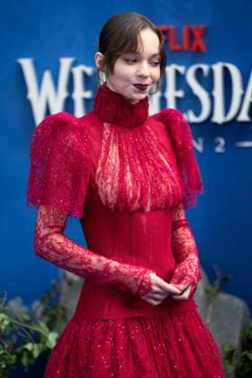 Wednesday Season 2, Part 1 Global Premiere VIP Arrivals LONDON, ENGLAND - JULY 30: Emma Myers attends the Global Premiere of Wednesday Season 2, Part 1 at Central Hall Westminster on July 30, 2025 in London, England., Credit:lounis tiar Avalon United Kingdom, London, Westminster  Copyright: xlounisxtiarx xAvalonx 1026819786