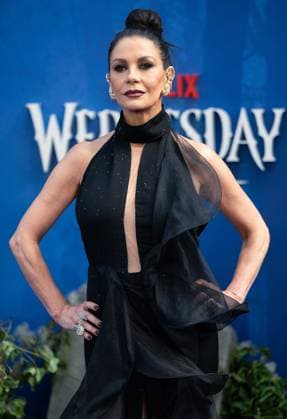 Wednesday Season 2, Part 1 Global Premiere VIP Arrivals LONDON, ENGLAND - JULY 30: Catherine Zeta-Jones attends the Global Premiere of Wednesday Season 2, Part 1 at Central Hall Westminster on July 30, 2025 in London, England., Credit:lounis tiar Avalon United Kingdom, London, Westminster  Copyright: xlounisxtiarx xAvalonx 1026819794