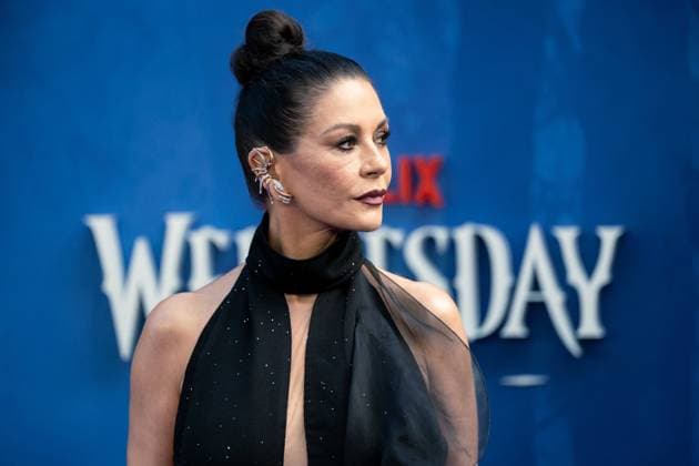 Wednesday Season 2, Part 1 Global Premiere VIP Arrivals LONDON, ENGLAND - JULY 30: Catherine Zeta-Jones attends the Global Premiere of Wednesday Season 2, Part 1 at Central Hall Westminster on July 30, 2025 in London, England., Credit:lounis tiar Avalon United Kingdom, London, Westminster  Copyright: xlounisxtiarx xAvalonx 1026819835