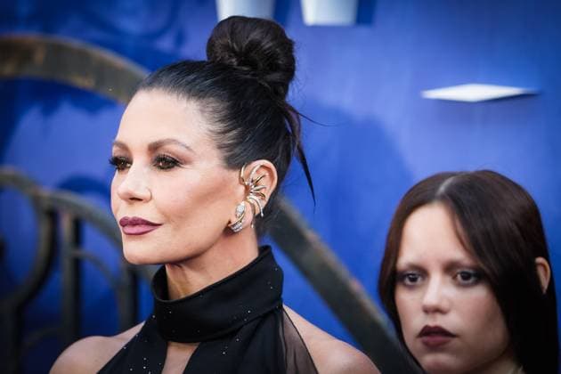 Wednesday Season 2, Part 1 Global Premiere on Wednesday 30 July 2025 Catherine Zeta-Jones seen at the Wednesday Season 2, Part 1 Global Premiere on Wednesday 30 July 2025 at The Methodist Central Hall, London. . Picture, Credit:Julie Edwards Avalon  Copyright: xJuliexEdwardsx xAvalonx 1026823700