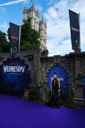 Wednesday Season 2, Part 1 Global Premiere on Wednesday 30 July 2025 Catherine Zeta-Jones seen at the Wednesday Season 2, Part 1 Global Premiere on Wednesday 30 July 2025 at The Methodist Central Hall, London. . Picture, Credit:Julie Edwards Avalon  Copyright: xJuliexEdwardsx xAvalonx 1026824034