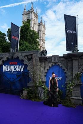Wednesday Season 2, Part 1 Global Premiere on Wednesday 30 July 2025 Catherine Zeta-Jones seen at the Wednesday Season 2, Part 1 Global Premiere on Wednesday 30 July 2025 at The Methodist Central Hall, London. . Picture, Credit:Julie Edwards Avalon  Copyright: xJuliexEdwardsx xAvalonx 1026824038
