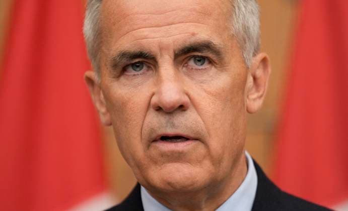 July 30, 2025, Ottawa, On, Canada: Prime Minister Mark Carney speaks with media during a news conference in Ottawa, Wednesday, July 30, 2025. Ottawa Canada  - ZUMAc35_ 20250730_zaf_c35_103 Copyright: xAdrianxWyldx