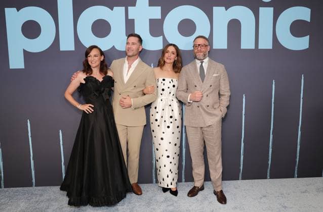 30 July 2025 . Los Angeles, California -Carla Gallo, Luke Macfarlane, Rose Byrne, Seth Rogen At Premiere Event Of Apple TV+ s Platonic Season 2 held at Hammer Museum in Los Angeles. Los Angeles USA - ZUMAa123 20250730_zaa_a123_075 Copyright: xFSx
