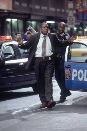 Phone Booth Movie Stills Mar 11, 2003; New York, NY, USA; Actor FOREST WHITAKER stars as Captain Ramey and RICHARD T.JONES as Sergeant Cole in Phone Booth. New York NY USA Copyright: x20thxCenturyxFoxx