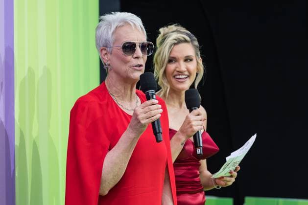 Freakier Friday UK Premiere in London LONDON, UNITED KINGDOM - JULY 31: Jamie Lee Curtis and Ashley Roberts attend the UK premiere of Disney s Freakier Friday at Odeon Luxe in Leicester Square in London, United Kingdom on July 31, 2025. Wiktor Szymanowicz Anadolu London United Kingdom. Editorial use only. Please get in touch for any other usage.  Copyright: x2025xAnadoluxWiktorxSzymanowiczx