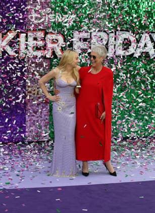 UK premiere of Freakier Friday Lindsay Lohan and Jamie Lee Curtis at the UK premiere of Freakier Friday, held at Odeon Luxe Leicester Square in London. London Odeon Luxe Leicester Square UK Copyright: xFredxDuvalx