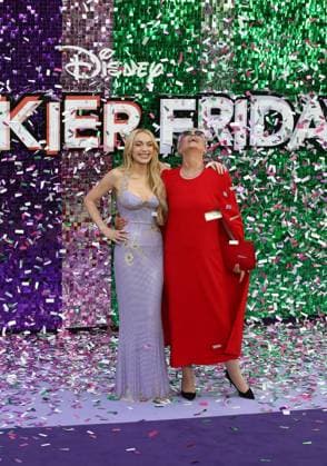 UK premiere of Freakier Friday Lindsay Lohan and Jamie Lee Curtis at the UK premiere of Freakier Friday, held at Odeon Luxe Leicester Square in London. London Odeon Luxe Leicester Square UK Copyright: xFredxDuvalx