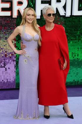 UK premiere of Freakier Friday Lindsay Lohan and Jamie Lee Curtis at the UK premiere of Freakier Friday, held at Odeon Luxe Leicester Square in London. London Odeon Luxe Leicester Square UK Copyright: xFredxDuvalx
