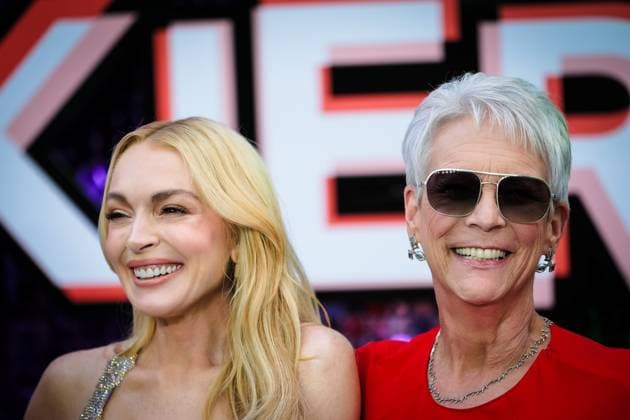 Uk Premiere Of Freakier Friday on Thursday 31 July 2025 Lindsay Lohan and Jamie Lee Curtis seen at the Uk Premiere Of Freakier Friday on Thursday 31 July 2025 at ODEON LUXE Leicester Square, London. . Picture, Credit:Julie Edwards Avalon  Copyright: xJuliexEdwardsx xAvalonx 1027006563