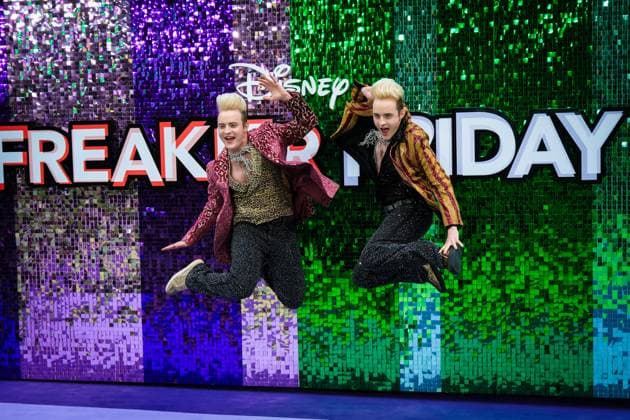 Uk Premiere Of Freakier Friday on Thursday 31 July 2025 Jedward ( John and Edward Grimes ) seen at the Uk Premiere Of Freakier Friday on Thursday 31 July 2025 at ODEON LUXE Leicester Square, London. . Picture, Credit:Julie Edwards Avalon  Copyright: xJuliexEdwardsx xAvalonx 1027006640