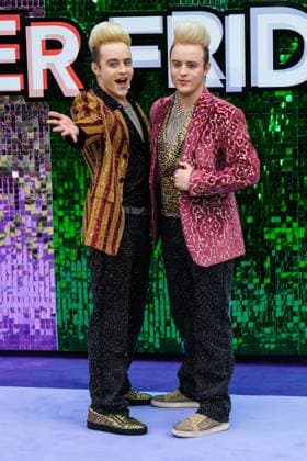 Uk Premiere Of Freakier Friday on Thursday 31 July 2025 Jedward ( John and Edward Grimes ) seen at the Uk Premiere Of Freakier Friday on Thursday 31 July 2025 at ODEON LUXE Leicester Square, London. . Picture, Credit:Julie Edwards Avalon  Copyright: xJuliexEdwardsx xAvalonx 1027006654