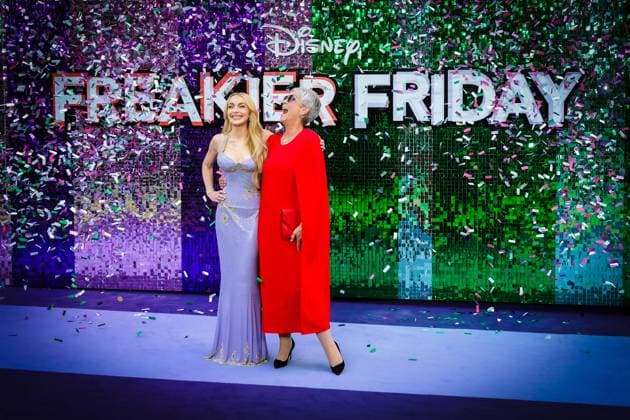 Uk Premiere Of Freakier Friday on Thursday 31 July 2025 Lindsay Lohan and Jamie Lee Curtis seen at the Uk Premiere Of Freakier Friday on Thursday 31 July 2025 at ODEON LUXE Leicester Square, London. . Picture, Credit:Julie Edwards Avalon  Copyright: xJuliexEdwardsx xAvalonx 1027007107