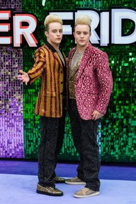 Uk Premiere Of Freakier Friday on Thursday 31 July 2025 Jedward ( John and Edward Grimes ) seen at the Uk Premiere Of Freakier Friday on Thursday 31 July 2025 at ODEON LUXE Leicester Square, London. . Picture, Credit:Julie Edwards Avalon  Copyright: xJuliexEdwardsx xAvalonx 1027007119