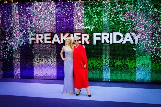 Uk Premiere Of Freakier Friday on Thursday 31 July 2025 Lindsay Lohan and Jamie Lee Curtis seen at the Uk Premiere Of Freakier Friday on Thursday 31 July 2025 at ODEON LUXE Leicester Square, London. . Picture, Credit:Julie Edwards Avalon  Copyright: xJuliexEdwardsx xAvalonx 1027007707
