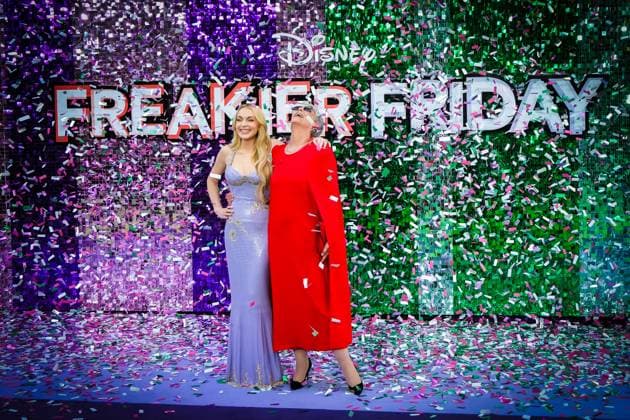 Uk Premiere Of Freakier Friday on Thursday 31 July 2025 Lindsay Lohan and Jamie Lee Curtis seen at the Uk Premiere Of Freakier Friday on Thursday 31 July 2025 at ODEON LUXE Leicester Square, London. . Picture, Credit:Julie Edwards Avalon  Copyright: xJuliexEdwardsx xAvalonx 1027007749