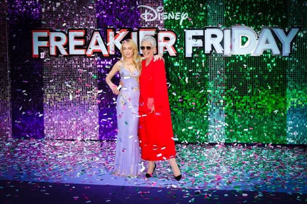 Uk Premiere Of Freakier Friday on Thursday 31 July 2025 Lindsay Lohan and Jamie Lee Curtis seen at the Uk Premiere Of Freakier Friday on Thursday 31 July 2025 at ODEON LUXE Leicester Square, London. . Picture, Credit:Julie Edwards Avalon  Copyright: xJuliexEdwardsx xAvalonx 1027007759