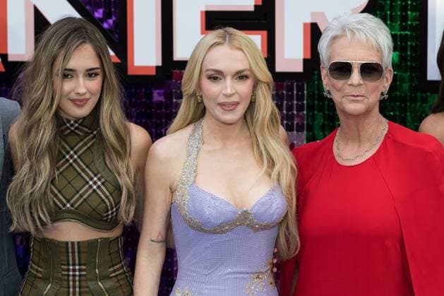 Freakier Friday UK Premiere in London LONDON, UNITED KINGDOM - JULY 31: Julia Butters, Lindsay Lohan, Jamie Lee Curtis attend the UK premiere of Disney s Freakier Friday at Odeon Luxe in Leicester Square in London, United Kingdom on July 31, 2025. Wiktor Szymanowicz Anadolu London United Kingdom. Editorial use only. Please get in touch for any other usage.  Copyright: x2025xAnadoluxWiktorxSzymanowiczx