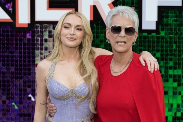 Freakier Friday UK Premiere in London LONDON, UNITED KINGDOM - JULY 31: Lindsay Lohan and Jamie Lee Curtis attend the UK premiere of Disney s Freakier Friday at Odeon Luxe in Leicester Square in London, United Kingdom on July 31, 2025. Wiktor Szymanowicz Anadolu London United Kingdom. Editorial use only. Please get in touch for any other usage.  Copyright: x2025xAnadoluxWiktorxSzymanowiczx
