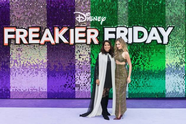 Freakier Friday UK Premiere in London LONDON, UNITED KINGDOM - JULY 31: Nisha Ganatra and Julia Butters attend the UK premiere of Disney s Freakier Friday at Odeon Luxe in Leicester Square in London, United Kingdom on July 31, 2025. Wiktor Szymanowicz Anadolu London United Kingdom. Editorial use only. Please get in touch for any other usage.  Copyright: x2025xAnadoluxWiktorxSzymanowiczx